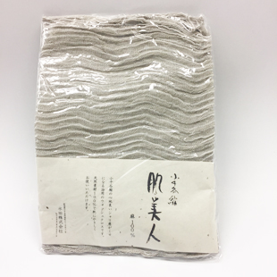 小千谷縮 肌美人 ウオッシュクロス グレーII(淡)