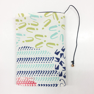 ブックカバー(文庫) piece dance ピンク