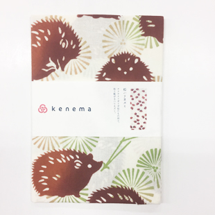 注染手ぬぐい 松ハリネズミ