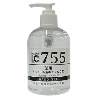薬用 アルコール消毒ジェル 755