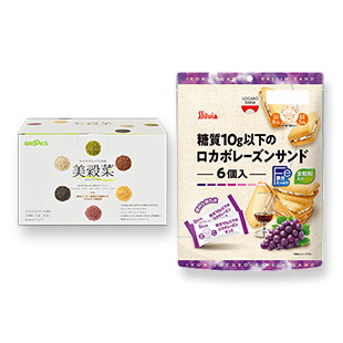 【送料無料】美穀菜＋ロカボレーズンサンドセット