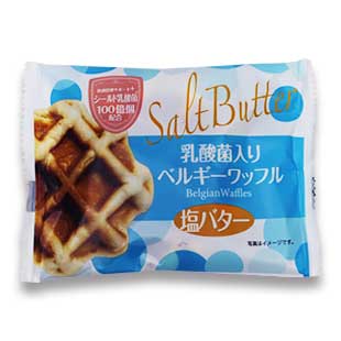 乳酸菌入り ベルギーワッフル 塩バター 6袋セット