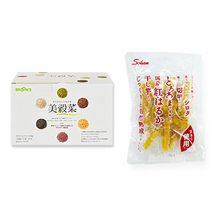 美穀菜+徳用 国産 紅はるか干し芋