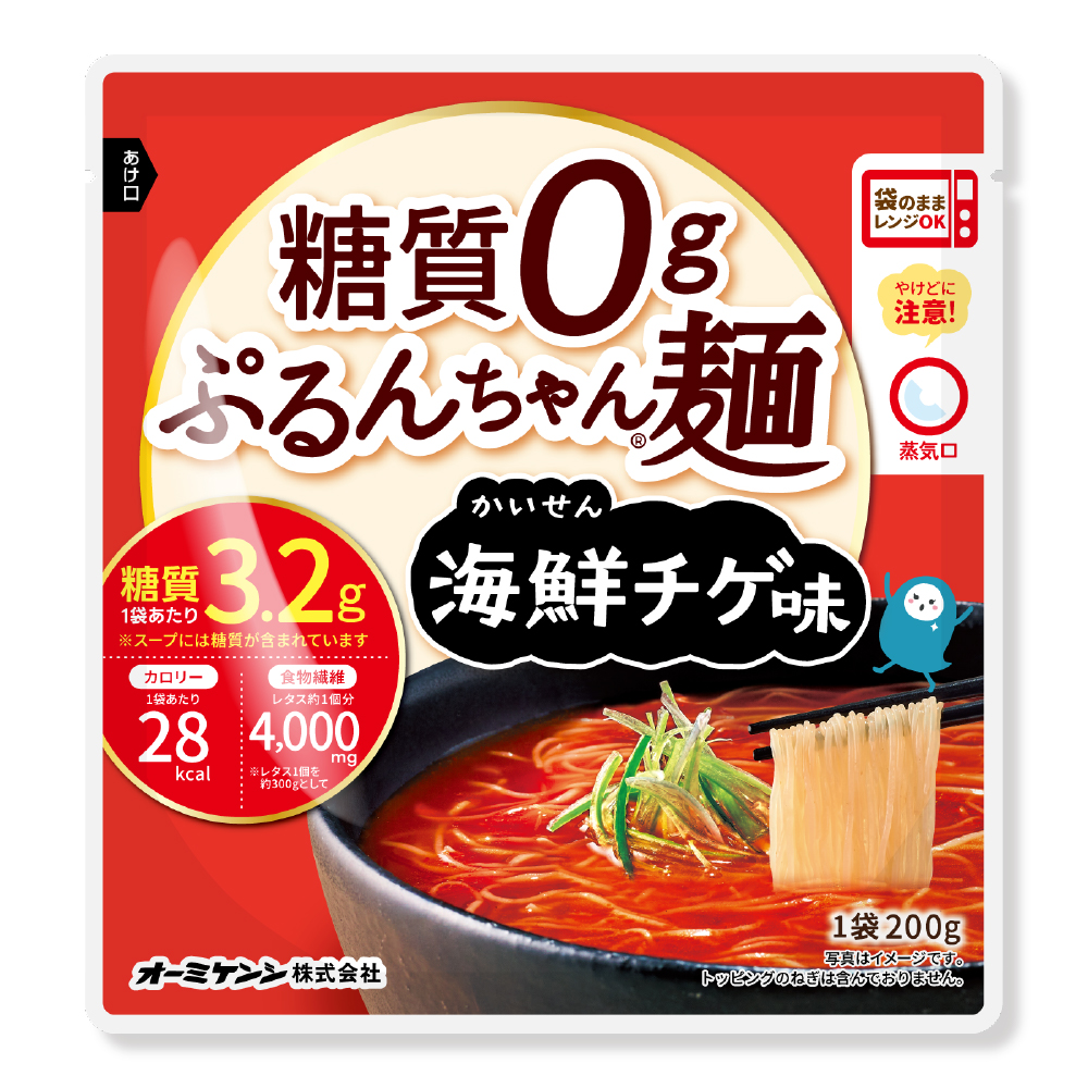 糖質0gぷるんちゃん麺　海鮮チゲ味 1袋