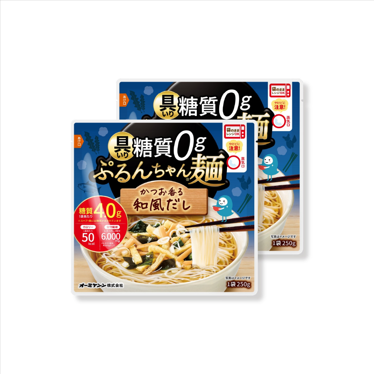 具いり糖質0gぷるんちゃん麺　和風だし　2袋