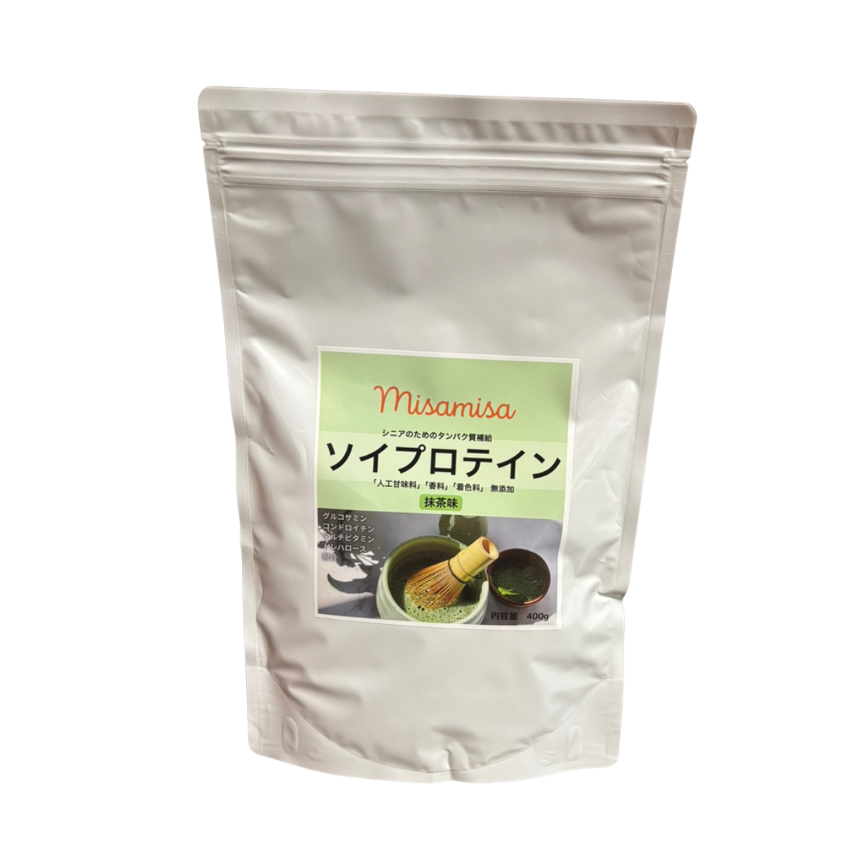 Ｍｉｓａｍｉｓａソイプロテイン抹茶味
