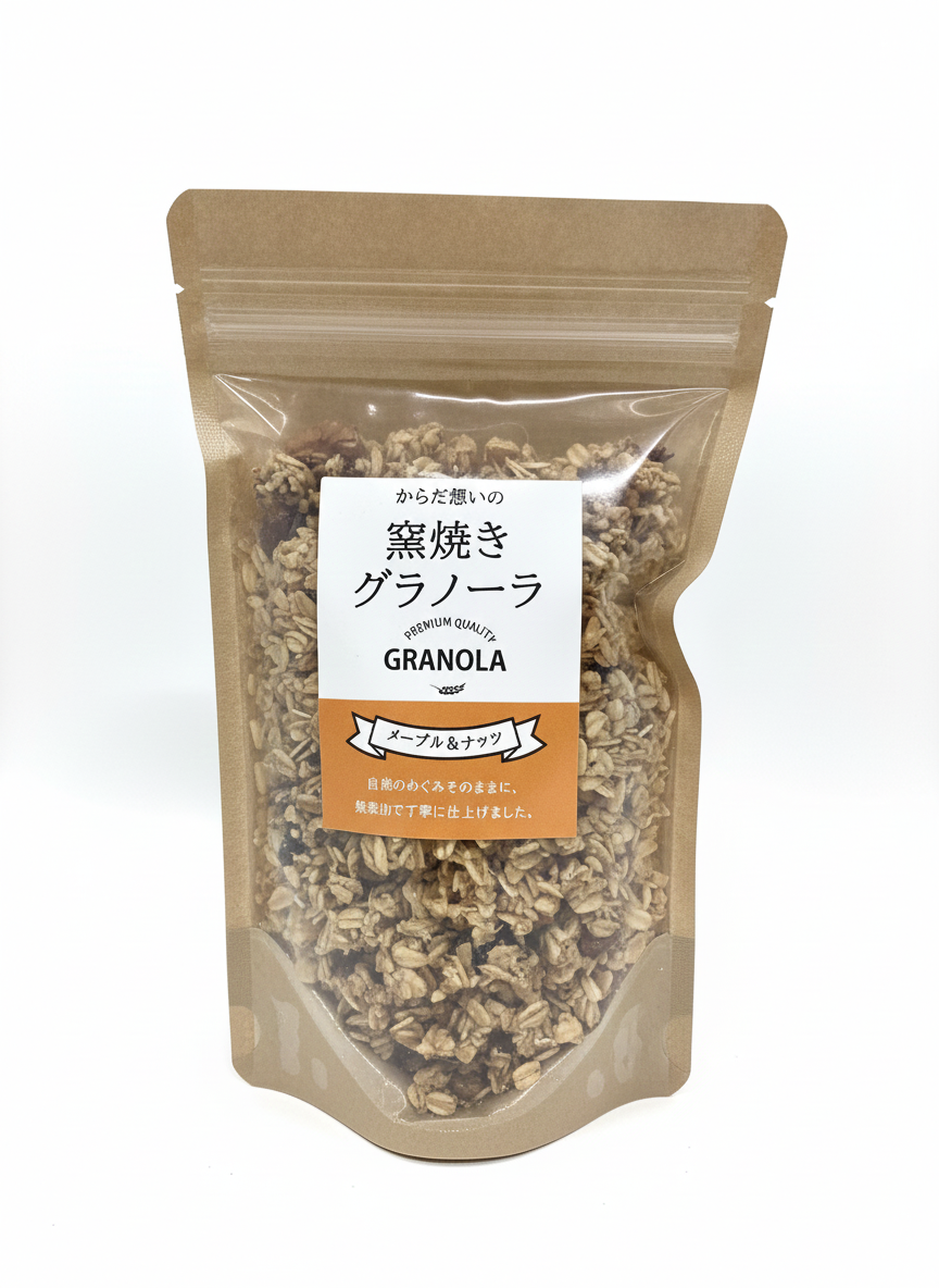からだ想いの釜焼きグラノーラ　メープル&ナッツ